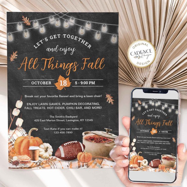 All Things Fall Party Invitation (Creator Uploaded)