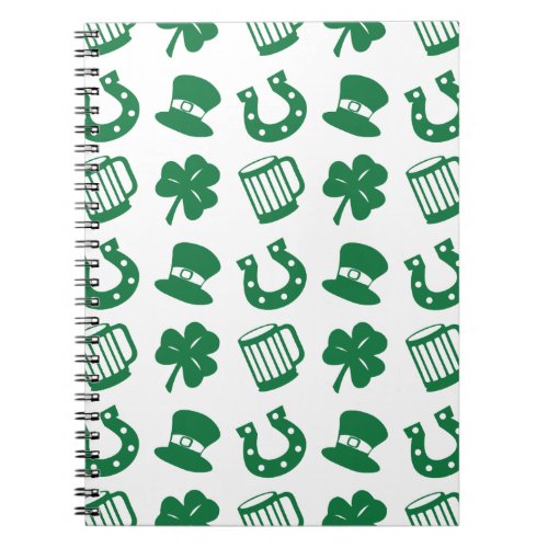 all things irish pattern notebook