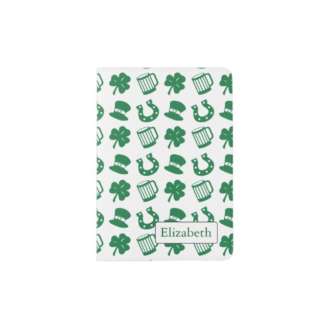 all things irish, pattern passport holder (Front)
