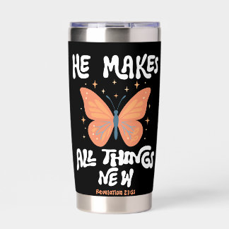 All Things New Christian Faith Bible Verse  Insulated Tumbler
