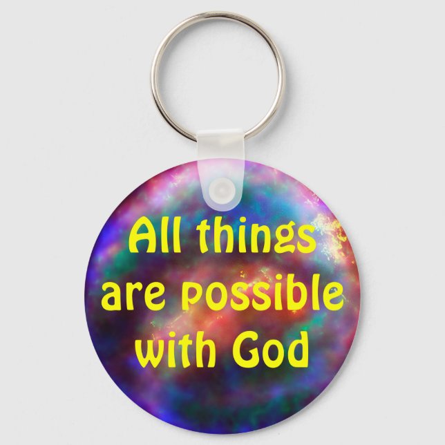 all things possible keychain (Front)