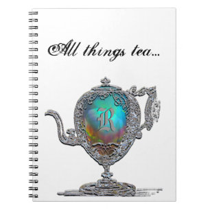 All things tea Monogram Notebook