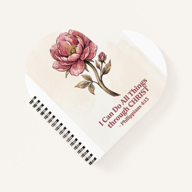 All Things Through Christ Notebook (Front)