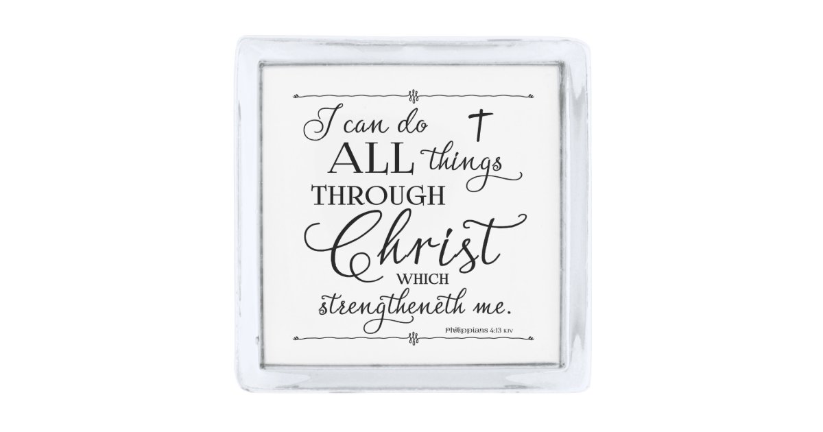 Christian, I can do all things through Christ, Phil.4:13, Retractable Badge  Reel