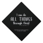 All Things Through Christ Scripture Graduation