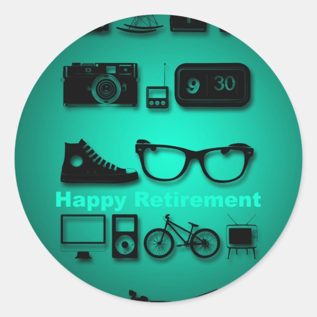 All Things you like Retirement Gifts Classic Round Sticker (Front)
