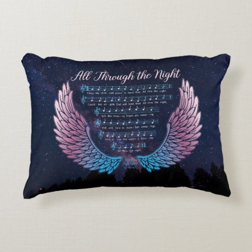 All Through the Night Accent Pillow