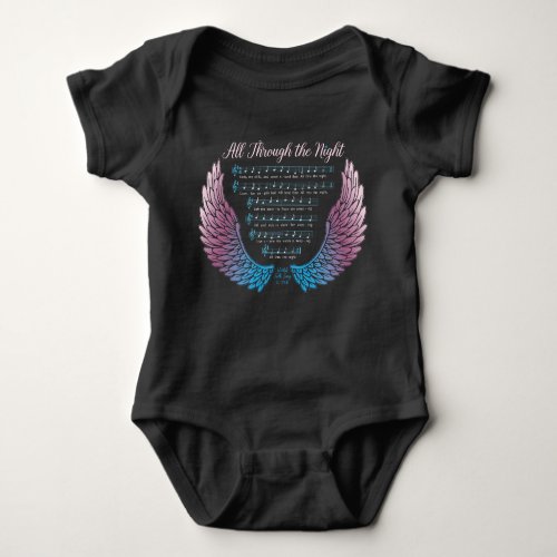 All Through the Night Baby Jersey Bodysuit