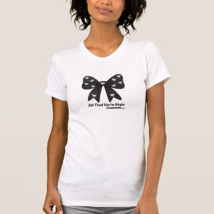All Tied Up In Style T-shirt– Elegant Black Bow T-Shirt