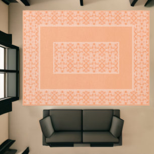 All-Time Classic Peach Fuzz Framed Design Area Rug