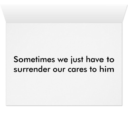 All To Jesus I Surrender Cards (Inside Horizontal (Bottom))
