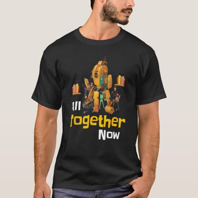 All Together Now Summer Reading Program 2023  Book T-Shirt (Front)
