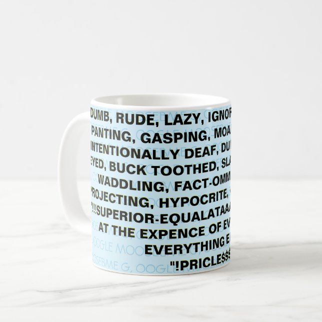 ALL TOO COMMON COFFEE MUG (Front Left)