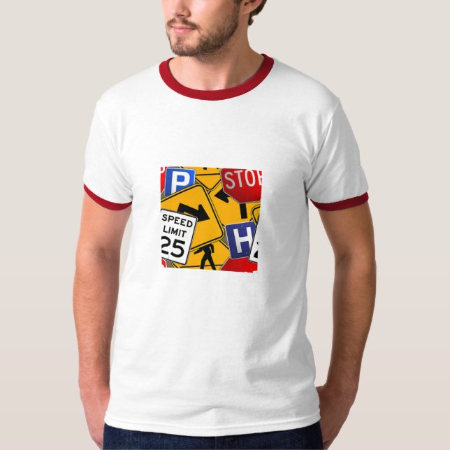 All traffic signs T-Shirt (Front)