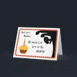 All Treats Happy Halloween Birthday Card<br><div class="desc">It seems someone or something is having a "monster" sugar craving in our Happy Halloween Birthday card.  To see more holiday birthday cards or cards by the month,  click on the Custom Cards Studio store link below.</div>