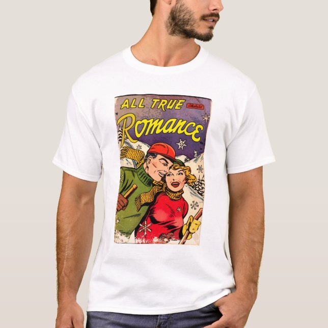 All True Romance #3 - Vintage Comic Book T-Shirt (Front)