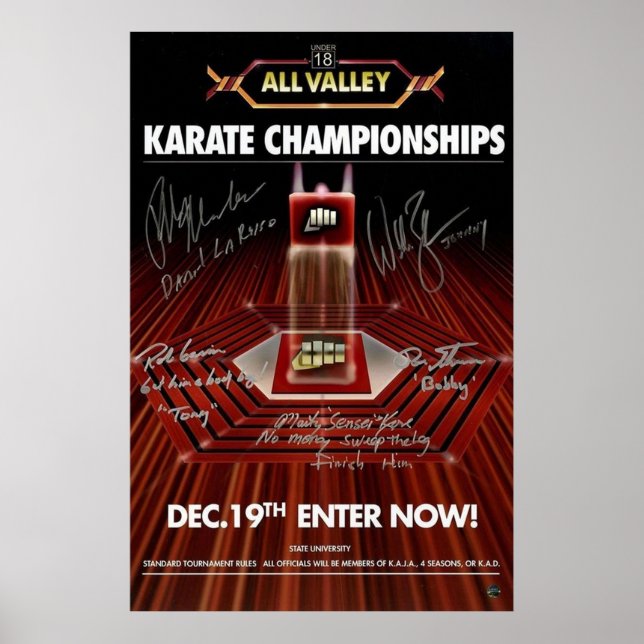 All Valley Karate Sign (Front)