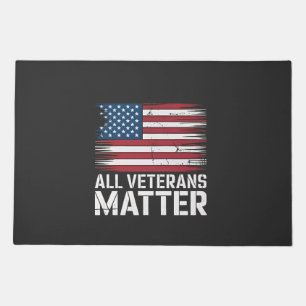 All Veteran Matter American 4th Of July Patriotic Doormat