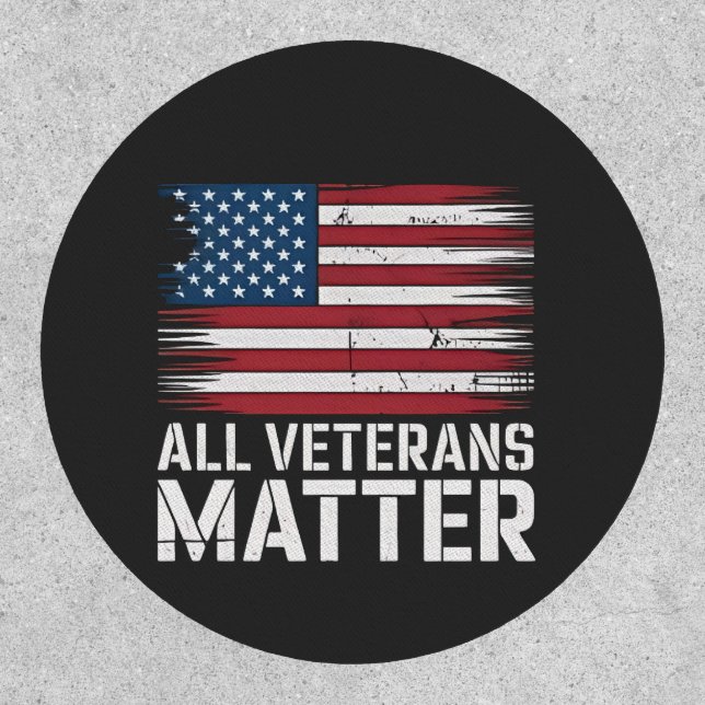 All Veteran Matter American 4th Of July Patriotic  Patch (Front)