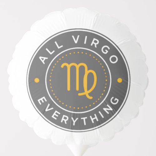 All Virgo Everything Official Logo Balloon