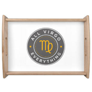 All Virgo Everything Official Logo Serving Tray