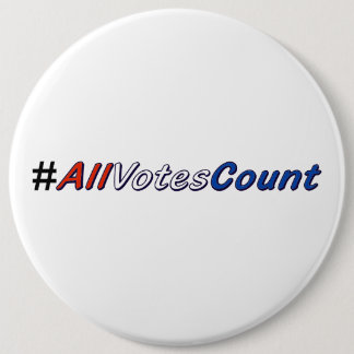All Votes Count, Pin on Buttons