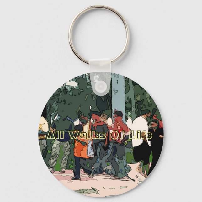 All Walks Of Life Keychain (Front)