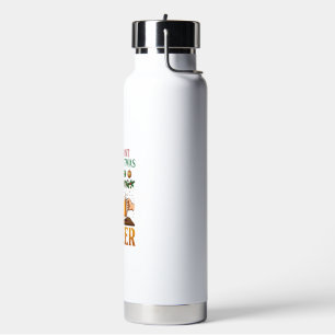 All Want Christmas Is Beer Toasting Mugs Ornaments Water Bottle