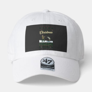 All Want Christmas Is Fishing Fisherman Fish Snowf 47 Brand Hat