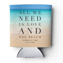 All We Need Is Love Beach Wedding Day Favors