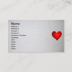 All We Need is Love Business Card