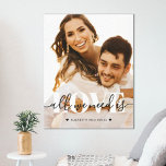All We Need Is Love Engagement Photo Canvas Print<br><div class="desc">All We Need Is Love Engagement Photo Canvas Print</div>