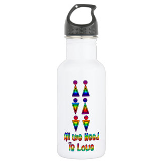 All We Need is Love Stainless Steel Water Bottle