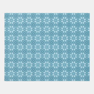 All-Weather Oasis Teal patterned Outdoor Rug