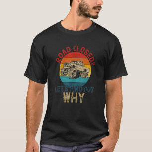 All Wheel Drive Off Road Car Vintage Retro 70s 80s T-Shirt