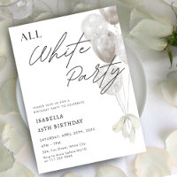 All White Party A Night in White Birthday