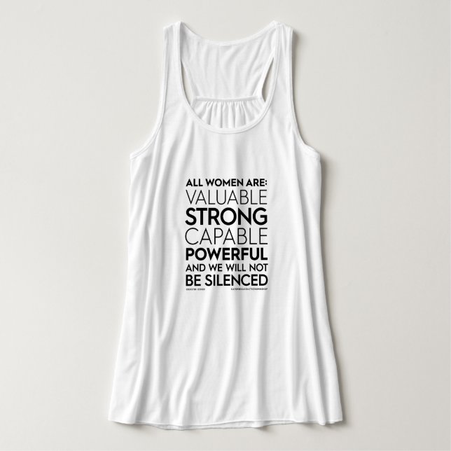 All Women Are Tank Top (Design Front)