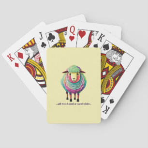 All Wool and a Yard Wide Poker Cards