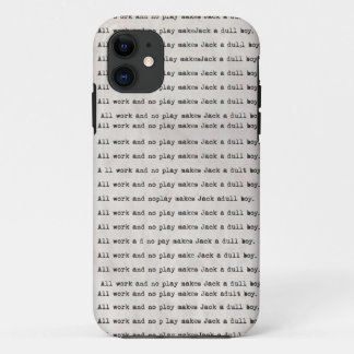 All work and no play iphone 5 case