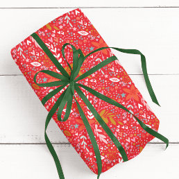 All Year Festive Botanicals Gift Wrapping Paper