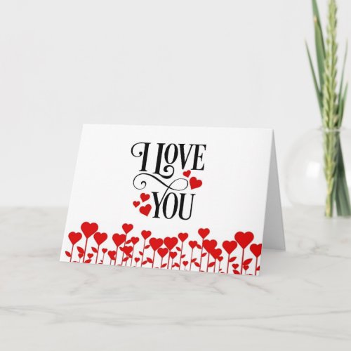 ALL YOU ARE TO ME ON VALENTINES DAYEVERY DAY H HOLIDAY CARD