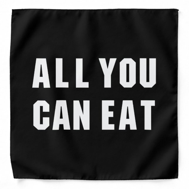 ALL YOU CAN EAT BANDANA (Front)