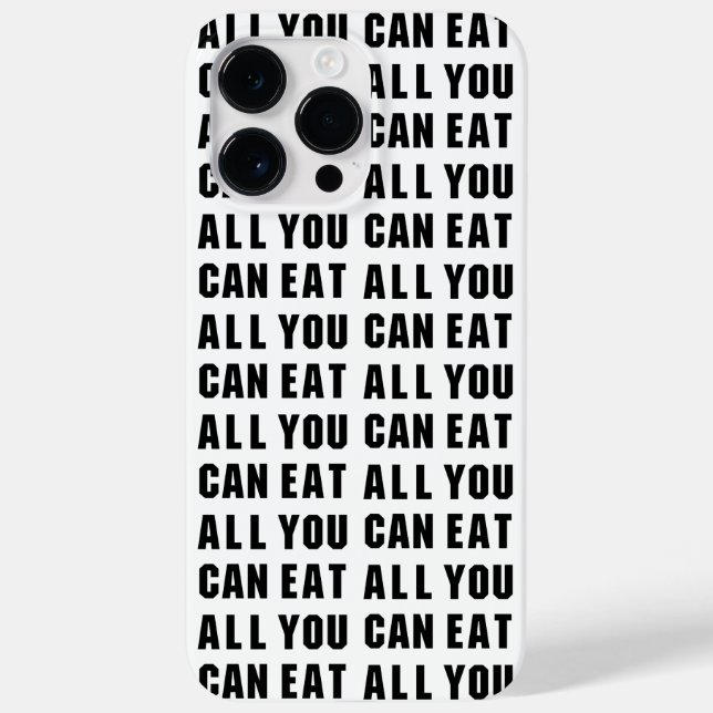 ALL YOU CAN EAT Case-Mate iPhone CASE (Back)