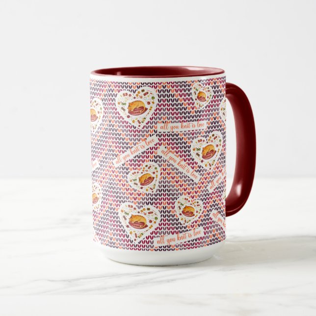 All You Knit Is Love  Mug (Front Right)