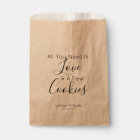 All You Need is A Cookie Wedding Favor Bag