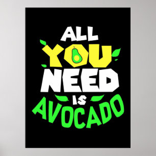 All You Need Is Avocado Poster