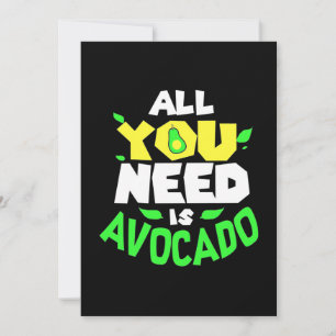 All You Need Is Avocado Save The Date