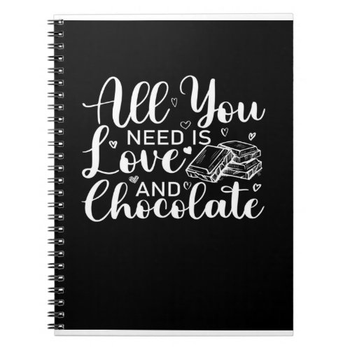 All you need is chocolate so just buy it notebook