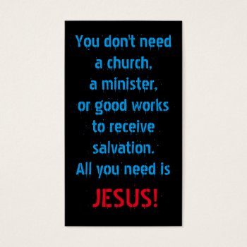 All You Need Is Jesus by souzak99 at Zazzle