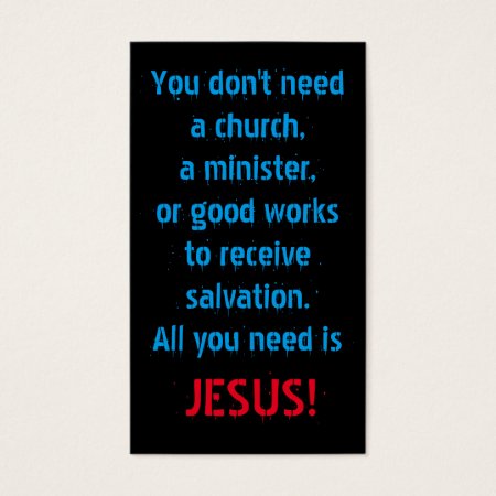 All You Need Is Jesus